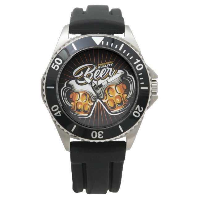 Premium Beer Men Watch  (Front)