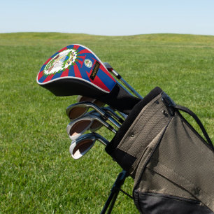 Premium Belise Golf & Belizean Flag / Patriots Head Cover