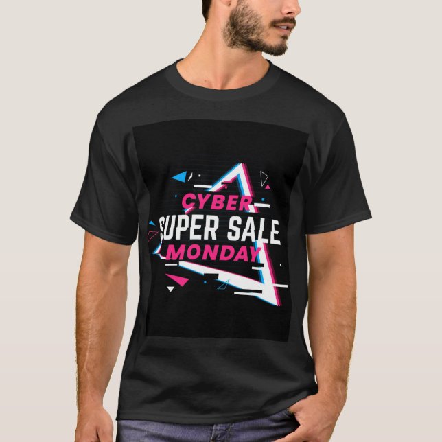 Premium Black Designer Tee for Everyday Style Cool (Front)