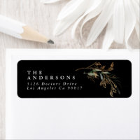 Premium Black Gold Botanical Eucalyptus Greenery