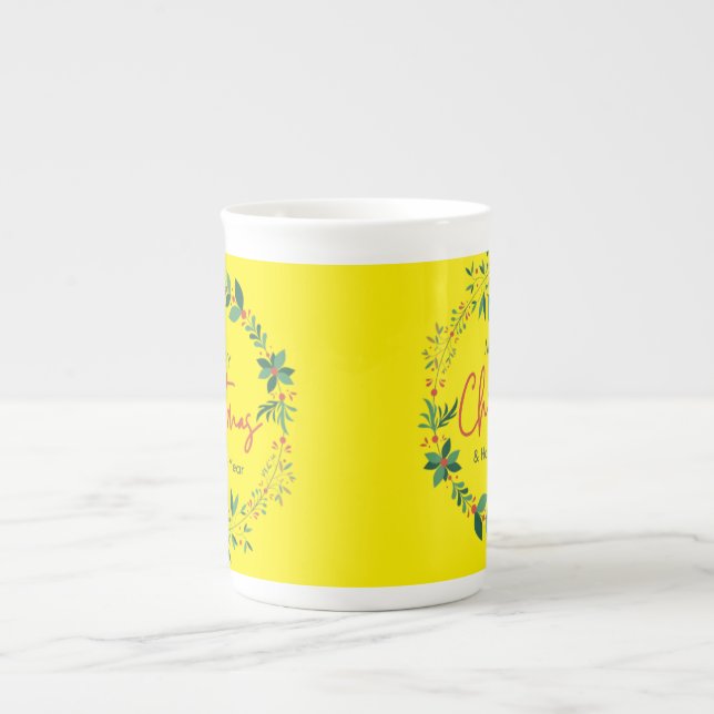 "Premium Bone China Mugs – Elegant & Durable Drink (Front)