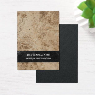 Premium Brown Marble Earring Display Cards