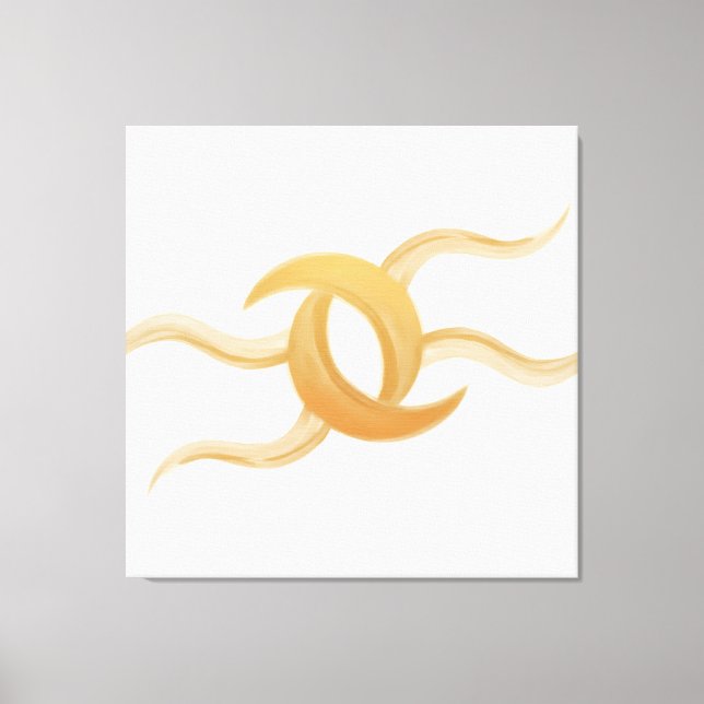 Premium Canvas ‘Intertwined Moons’ – Exclusive Print (Front)