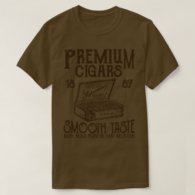 Premium Cigars T-Shirt (Design Front)