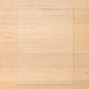 Premium Clear Acrylic Wedding Invitation