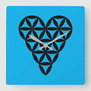 Premium Clock - 'Heart of Life' x1, Design, V-B.