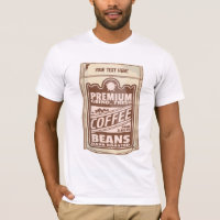 Premium coffee beans food poster cafe Barista