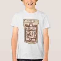 Premium coffee beans food poster cafe Barista
