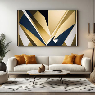 Premium Corporate Geometry Canvas Print