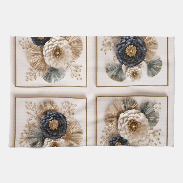Premium Cotton Kitchen Towel | Soft & Absorbent Mu (Horizontal)
