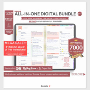 Premium Digital Planner 2023 2024 