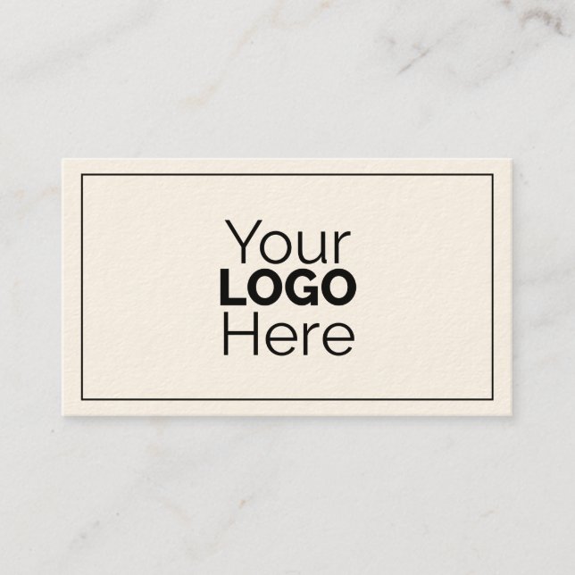 Premium Eggshell Custom Business Card (Front)