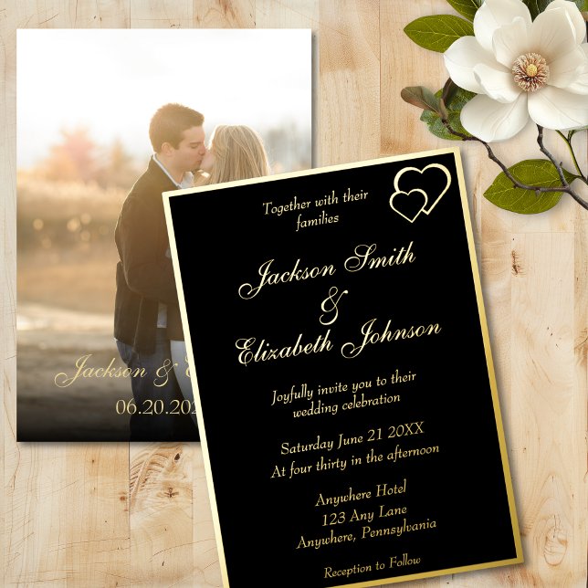 Premium Elegant Modern Photo on Back Wedding (Creator Uploaded)