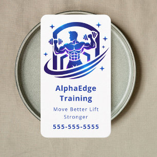 Premium Fitness Coach Personal Trainer Gym Coaches Business Card