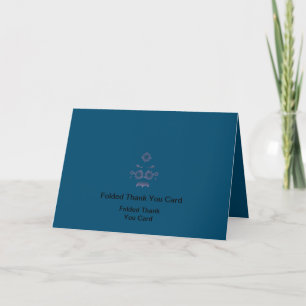 Premium Folded Thank You Cards