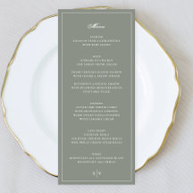 Premium Framed Sage Green Monogram Wedding