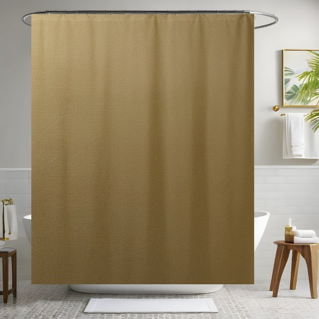 Premium Gold Leather Shower Curtain  (Creator Uploaded)
