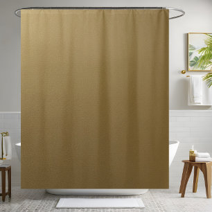 Premium Gold Leather Shower Curtain Home Decor