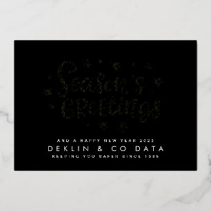 Premium Gold Pressed Seasons Greetings Corporate