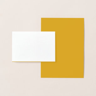 Premium Goldenrod Foil Card for Invitations and Mo
