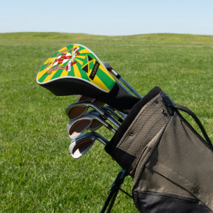 Premium Jamaica Golf & Jamaican Flag / Patriots Golf Head Cover