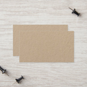 Premium Kraft Calling Card