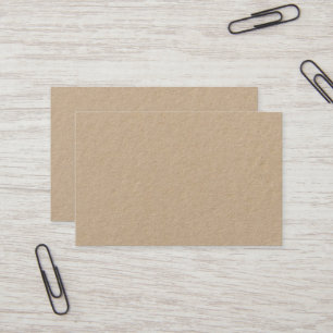 Premium Kraft European Business Card