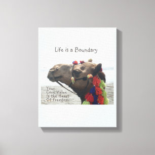 Premium Life is a Boundary Wrapped Canvas (Gloss)