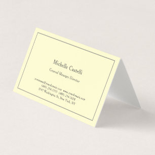 Premium Linen Professional Unique Classical Simple Business Card