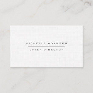 Premium Linen Unique Special Black White Business Card
