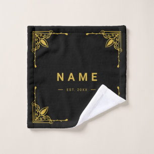 Premium Luxury Wash Cloth with Custom Name