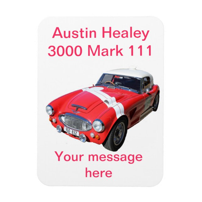 PREMIUM MAGNET - Austin Healey 3000 Mark 111 (Vertical)