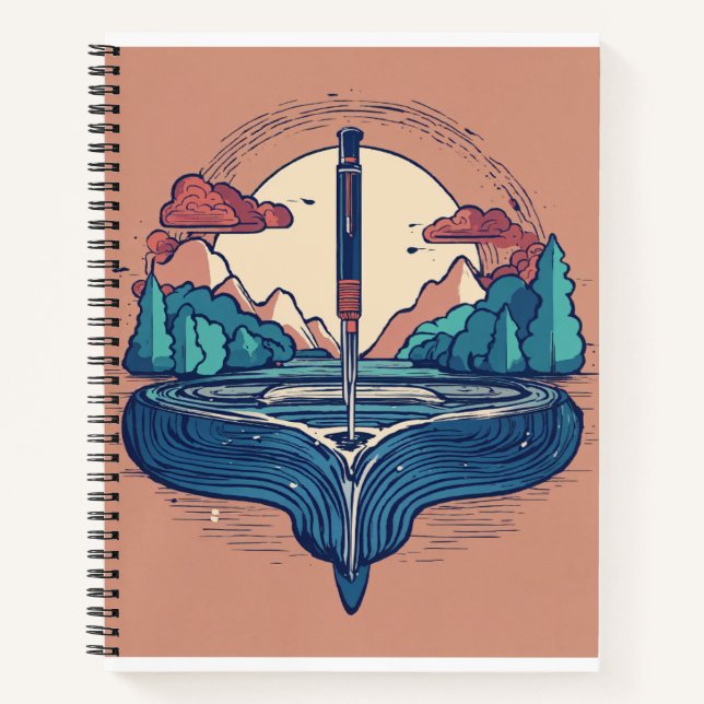 Premium Notebook: Elevate Your Writing Experience" Notebook (Front)