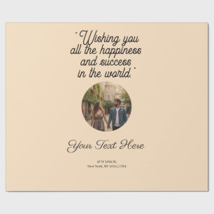 Premium One Color Gift Wrap - Custom Solid Paper