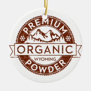 Premium Organic Wyoming Powder Ceramic Tree Decoration