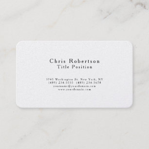 Premium Pearl Black White Charming Minimalist Business Card