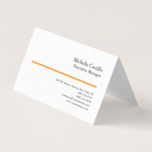 Premium Pearl Professional Minimalist Modern Plain Business Card
