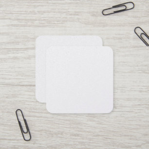 Premium Pearl Square Business Card