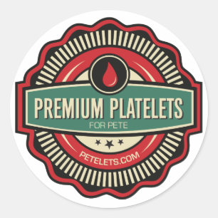 Premium Platelets Stickers — Set of 6