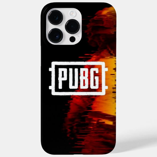 Premium PUBG Design iPhone 14 Pro Max Case - Shock (Back)