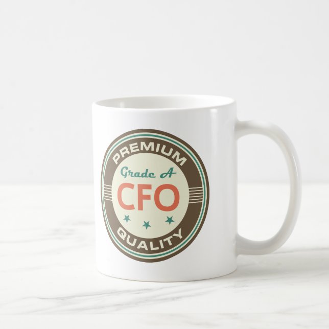 Premium Quality CFO (Funny) Gift Coffee Mug (Right)