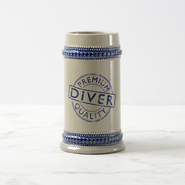 Premium Quality Diver Beer Stein (Center)