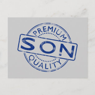 Premium Quality Son Postcard