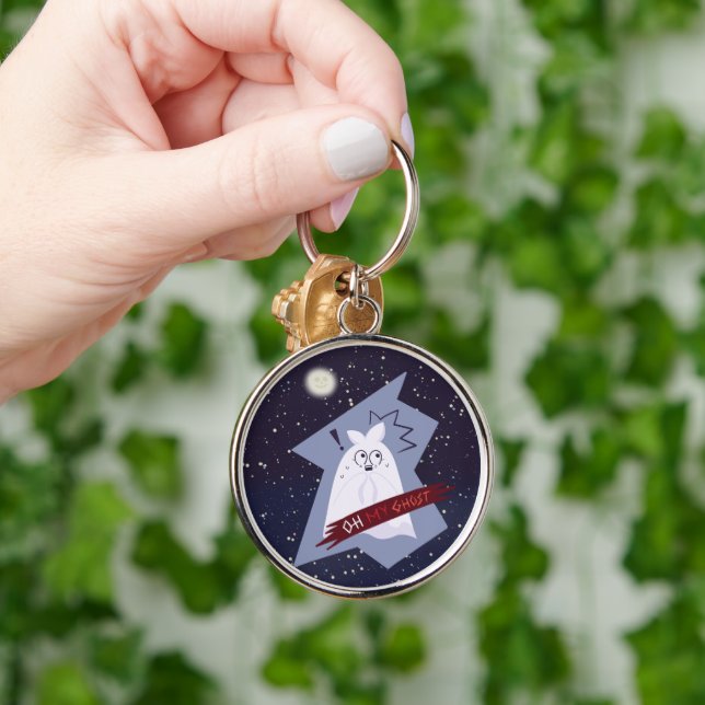  Premium Round Keychain (Hand)