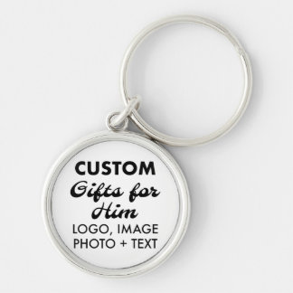 Premium Round Keychain Custom Gifts for Him