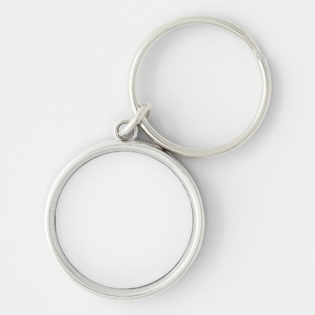 Premium Round Keychain, Small (1.44") Key Ring (Front)