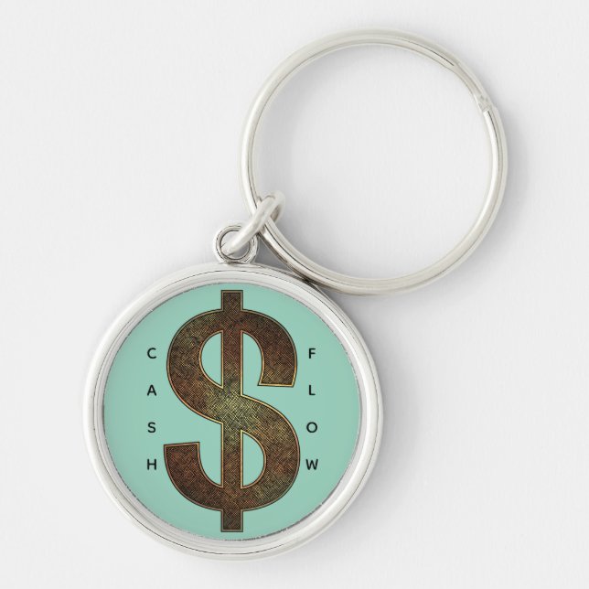 Premium Round, Small (1.44") Key Ring (Front)