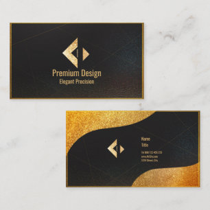 Premium Royal Gold Professional Buisness Card