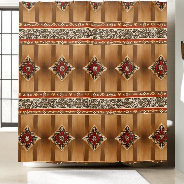 Premium Rustic Industrial Shower Curtain Style 1 (Creator Uploaded)