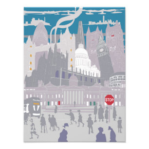 Premium Satin Photo Paper London Skyline Ilustrati